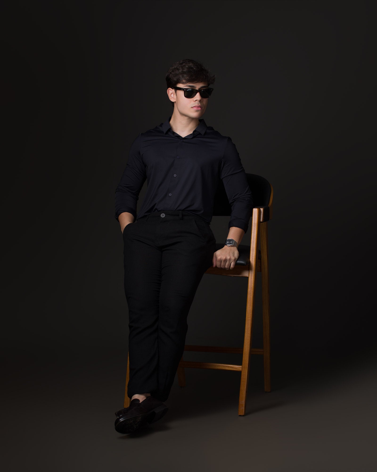 CAMISA TECH AZUL MARINHO