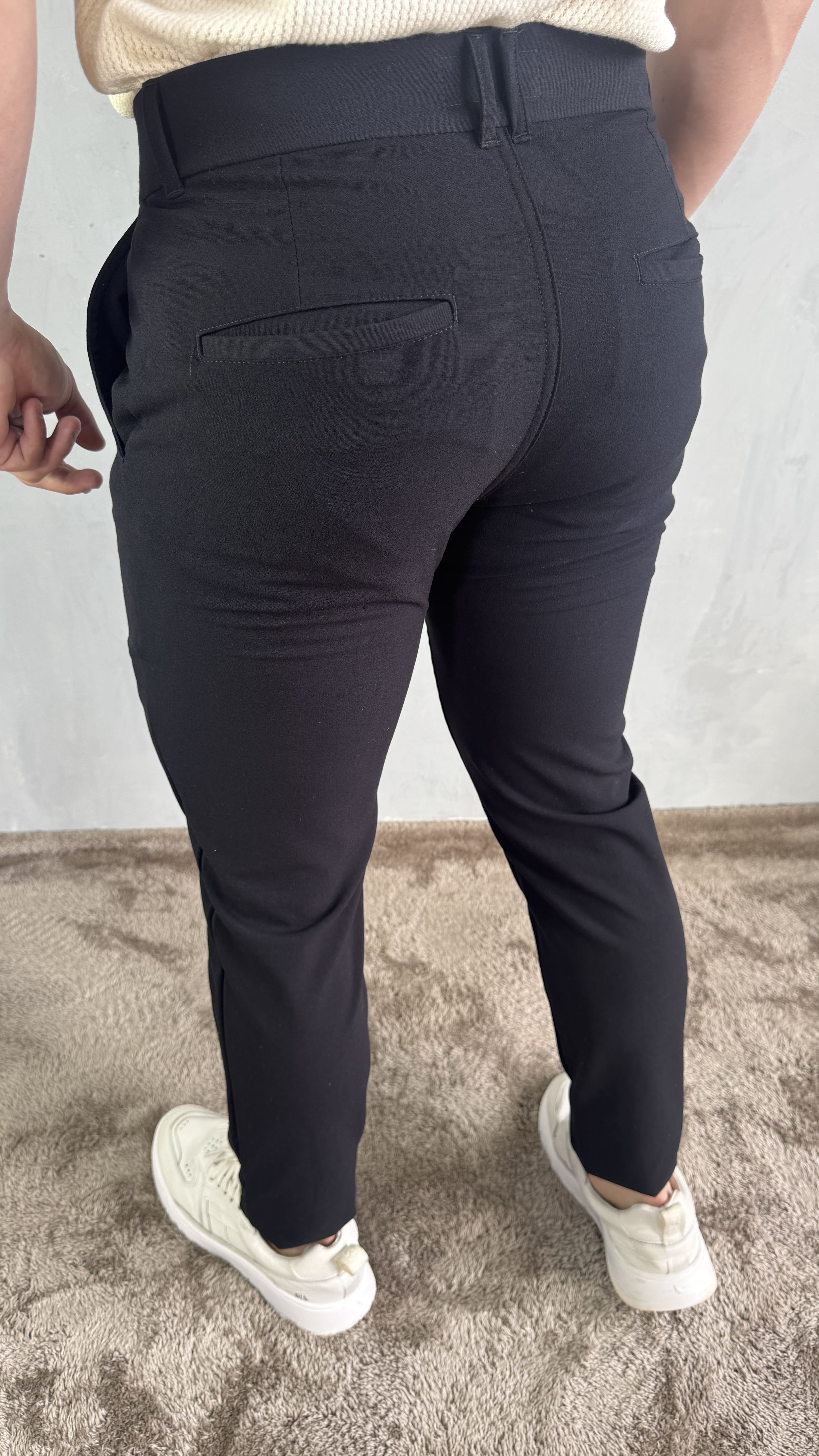 CALÇA ALFAITARIA MELANGE PRETO