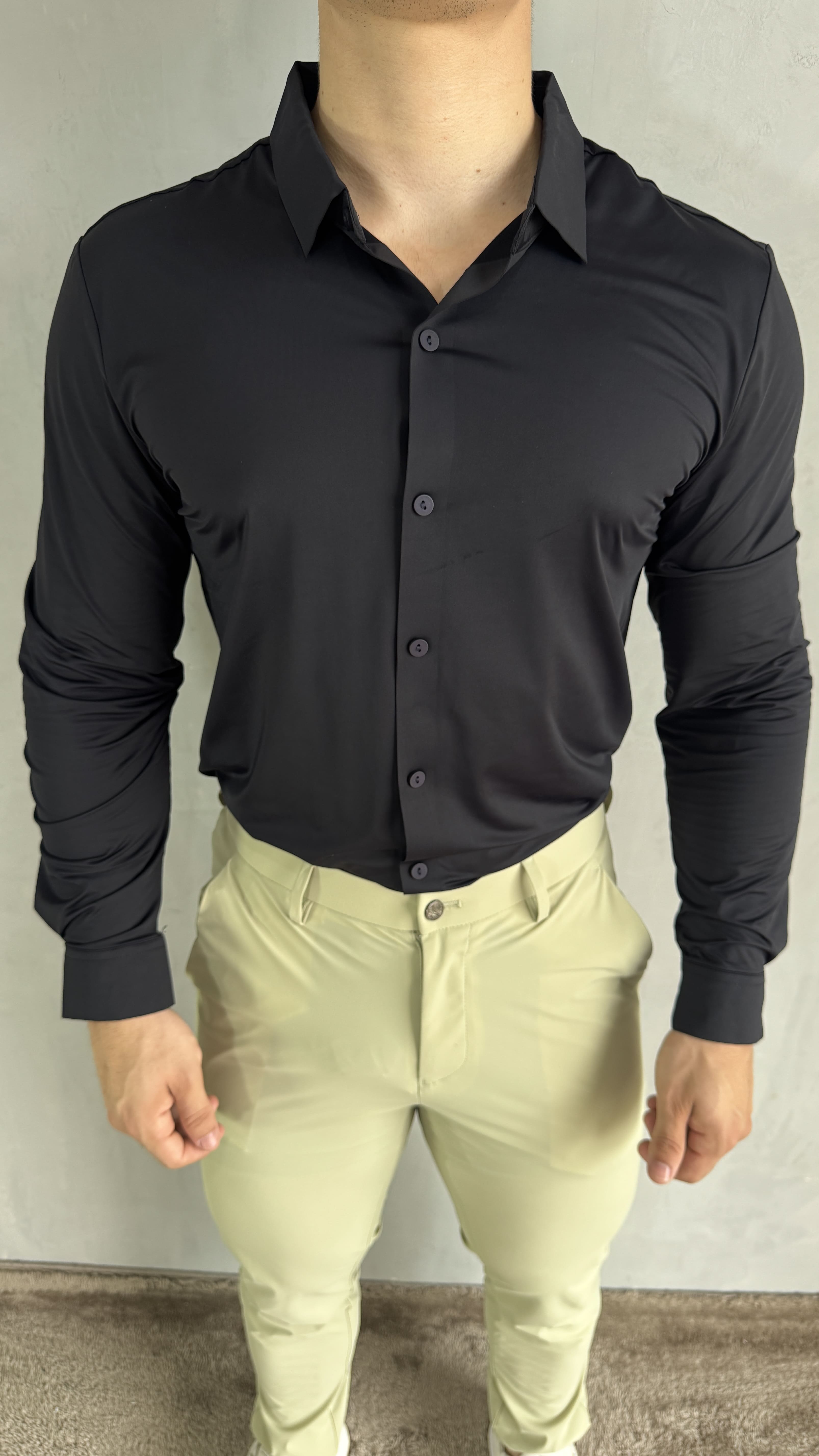 CAMISA TECH PRETO